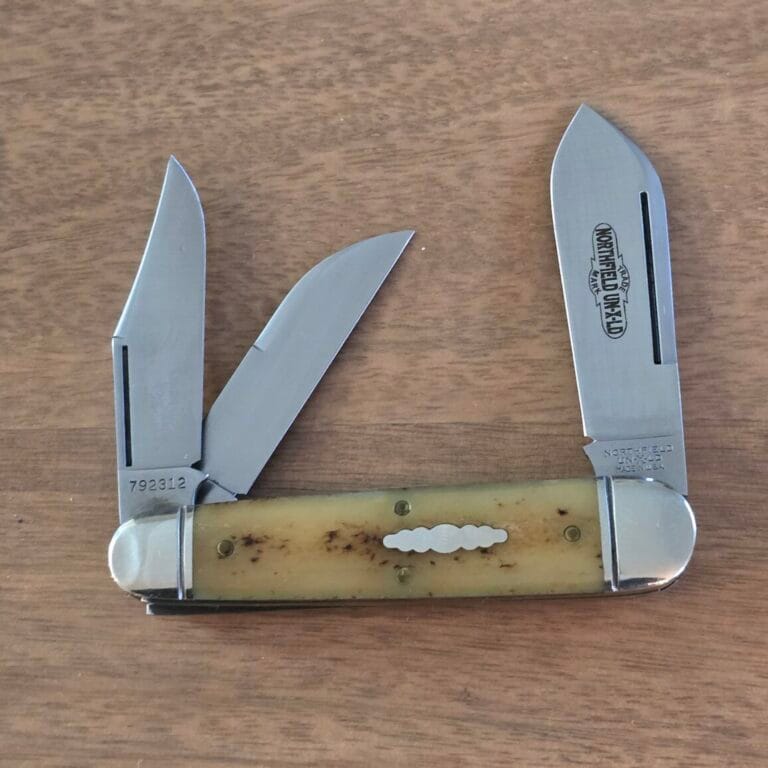 Great Eastern Cutlery #792312 LP Smooth Calico Bone