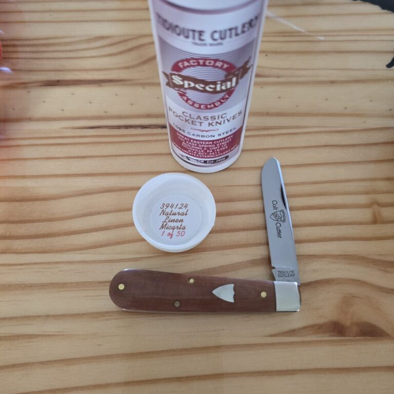 Great Eastern Cutlery #394124 Natural Linen Micarta 1 of 50