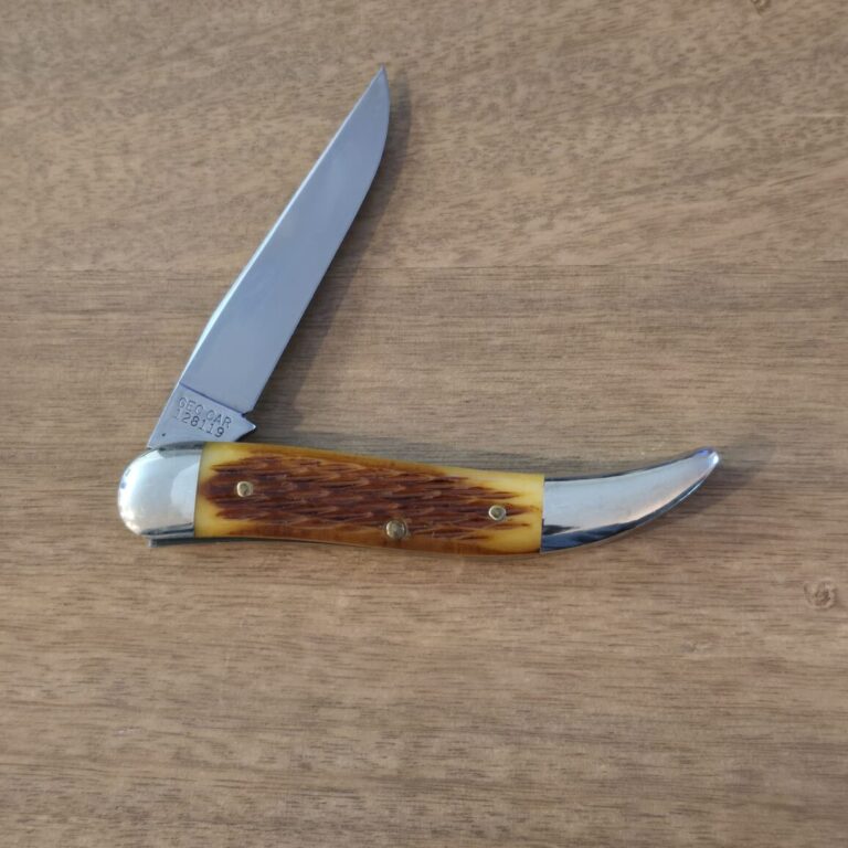 Great Eastern Cutlery #128119 Dark Chestnut Jigged Bone