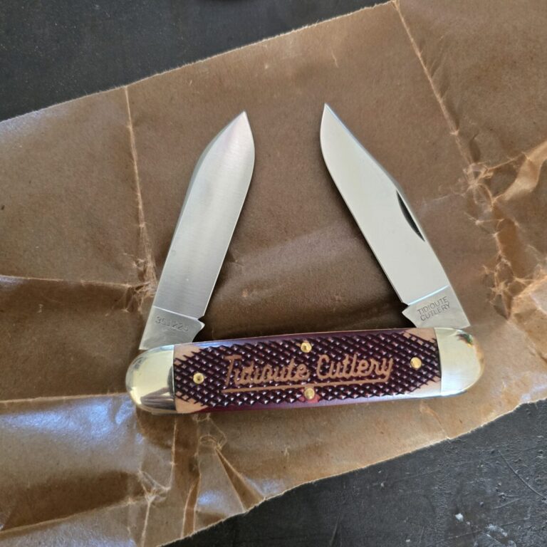 Great Eastern Cutlery #351225 Wine Checkered Richlite