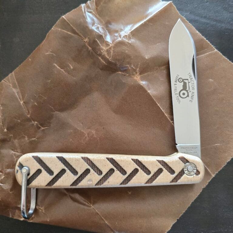 Great Eastern Cutlery #962125 Traction Jigged Muslin Micarta PROTOTYPE