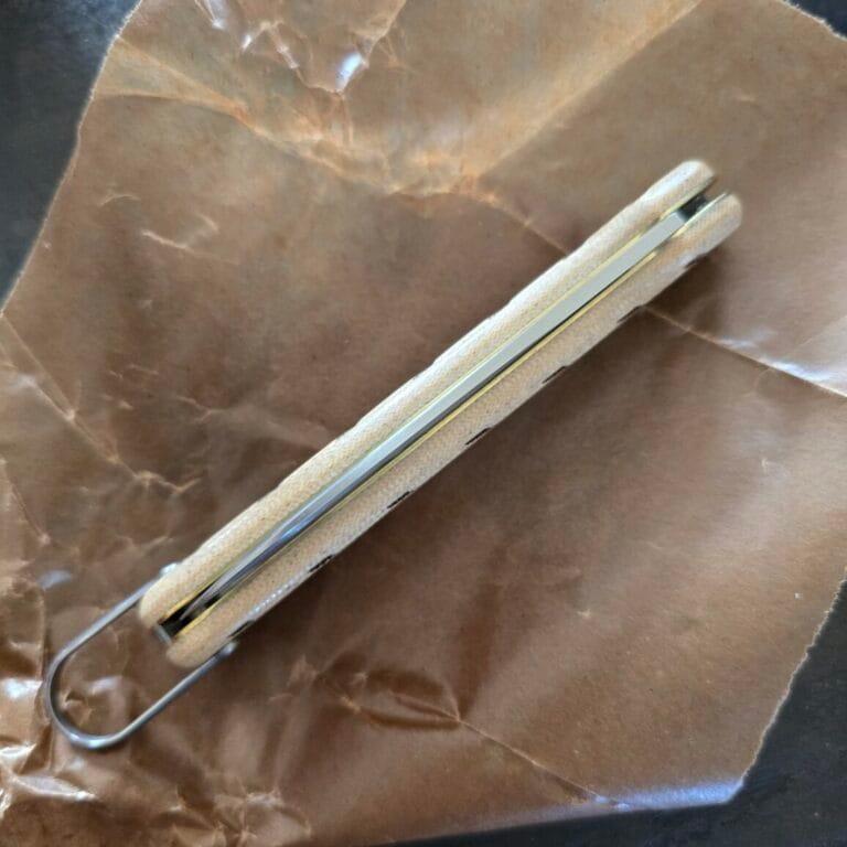 Great Eastern Cutlery #962125 Traction Jigged Muslin Micarta PROTOTYPE