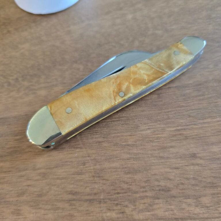 Titusville Cutlery Rooster Comb in Golden Maple Burl Wood by Daniels 2025 (1 of 10)