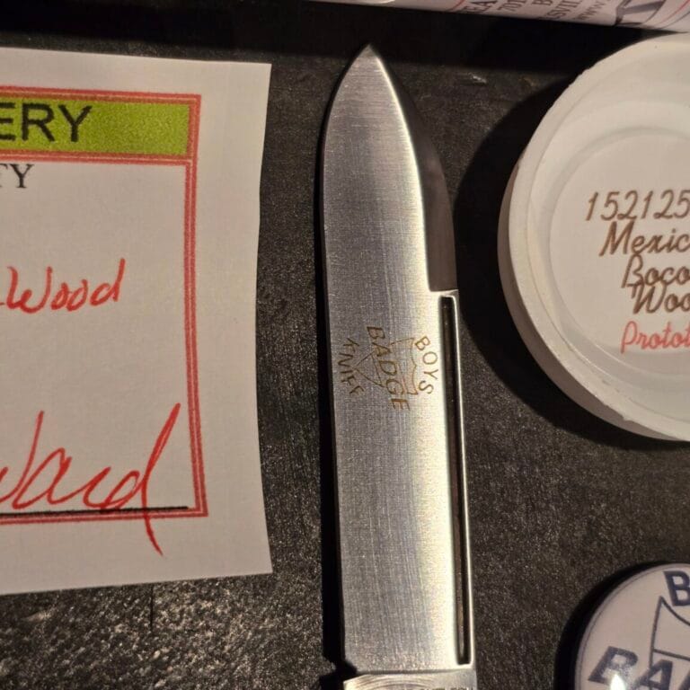Great Eastern Cutlery #152125 STL Mexican Bocote Wood PROTOTYPE