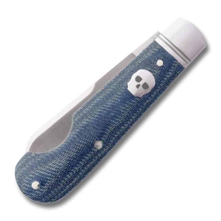 RoseCraft Blades Elk River Easy Open Jack in Denim Micarta RCT027-BM