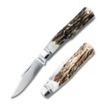 RoseCraft Blades Savage Creek Gunstock in Genuine Stag RCT014-ST knife for sale