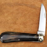 Ed K Sheffield Wharncliffe Jack in Buffalo Horn knives for sale