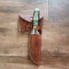Case XX USA Green Onyx made 1920-1935 Vintage knife/hatchet set in excellent condition. knife for sale