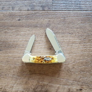 Case Knives USA Baby Butter Bean62123 Burnt Antique Bone knife for sale