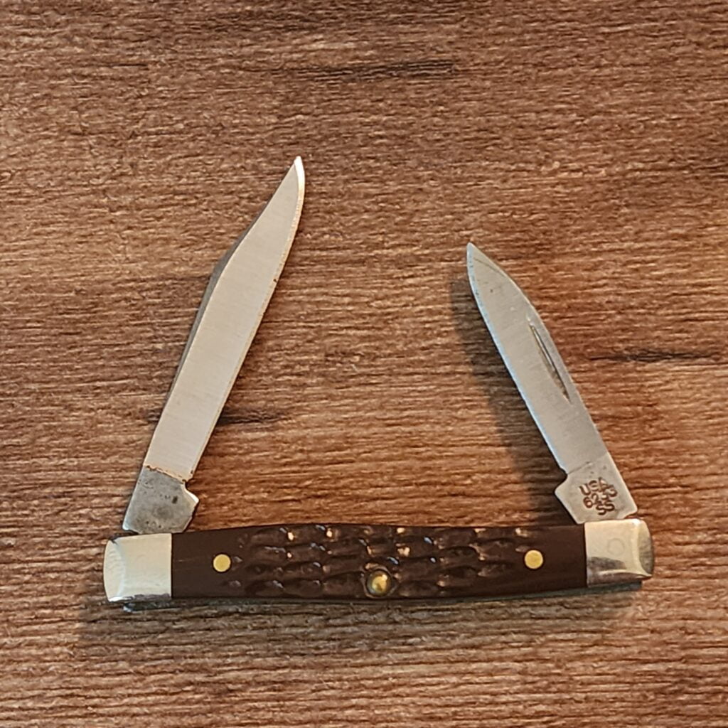 Case Knives USA 6233 SS Brown Jigged USED For Sale - TSA Knives