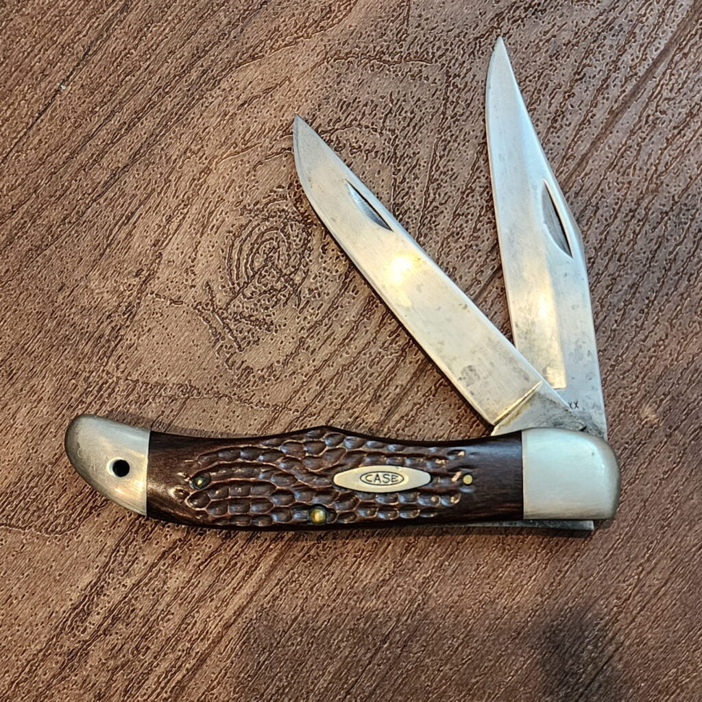 Case Knives USA 10 dot 6265 SAB Brown Jigged Wood - Pocket