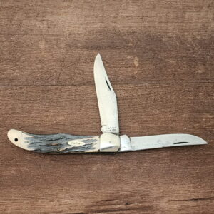 Ka-Bar Knives USA Vintage 1184 Stag Folding Hunter knives for sale