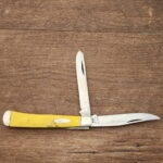 Ka-Bar Knives USA 1033 Vintage Yellow Trapper knives for sale