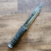 Ka-Bar Knives USA MK 2 Vintage USMC Fixed Blade in Stacked Leather knife for sale