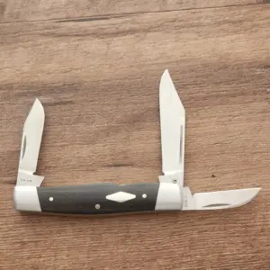 Case Knives USA T. Bose Cattle Knife Ebony and 154-CM #732015 knife for sale
