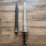 Waffenfabrik Bayonet Neuhauser Swiss Model 1918 for K11 & K31 Schmidt Rubin with original Scabbord #476470 knives for sale