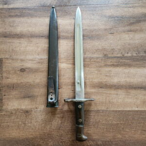 Waffenfabrik Bayonet Neuhauser Swiss Model 1918 for K11 & K31 Schmidt Rubin with original Scabbord #476470 knife for sale
