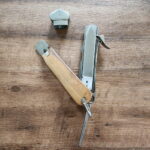 WWII Luftwaffe Paratrooper Gravity Knife.  Hight quality reproduction, this version made to come apart.