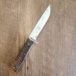 Union Cutlery Olean NY Vintage fixed Blade in Brown Jigged Bone knives for sale