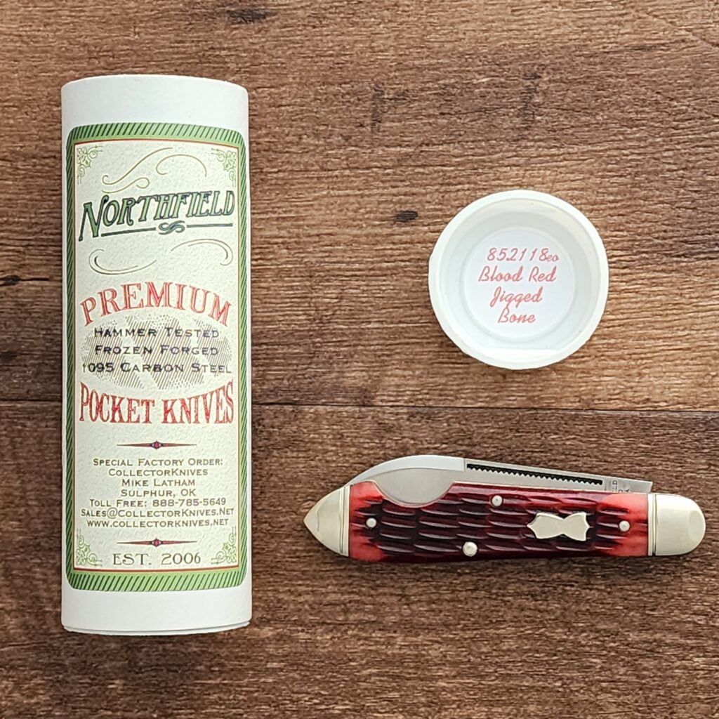 Great Eastern Cutlery #852118 Blood Red Jigged Bone – gallery image 5