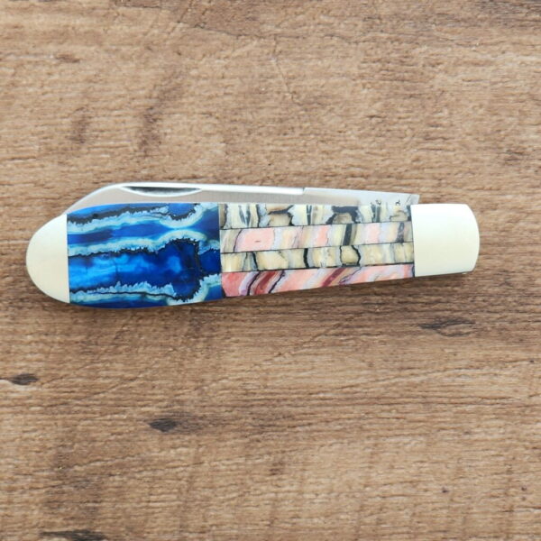 Cultured Artistry Collection Titusville Cutlery Co. Mammoth Mike Old Glory Old Man Jack 1 of 25 a production of Daniels Family Knife Brands