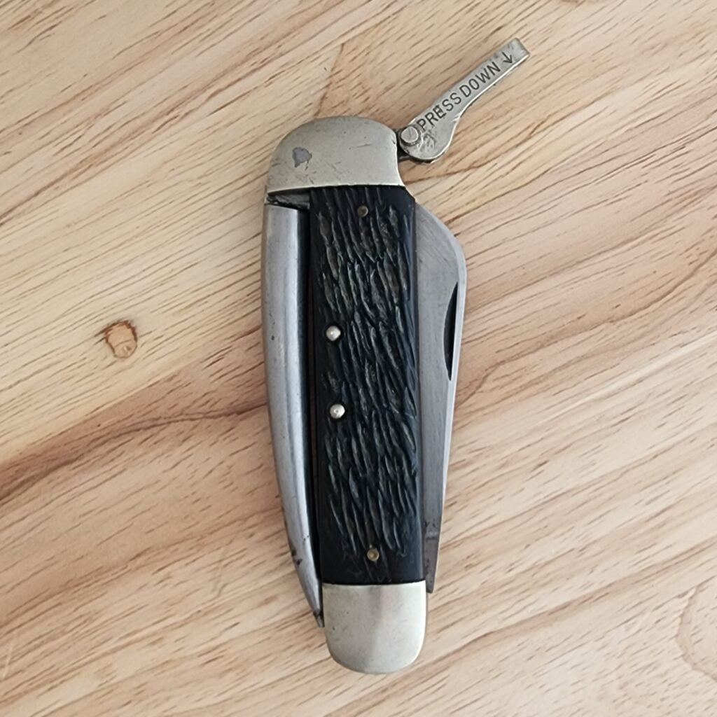Schrade Walden NY USA #735 SS Vintage Mariner Knife – gallery image 2