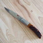 Al Mar Knives Honey Jigged Bone Classic Collection Hawk AMK 7006 4" Traditional Satin Honey Bone