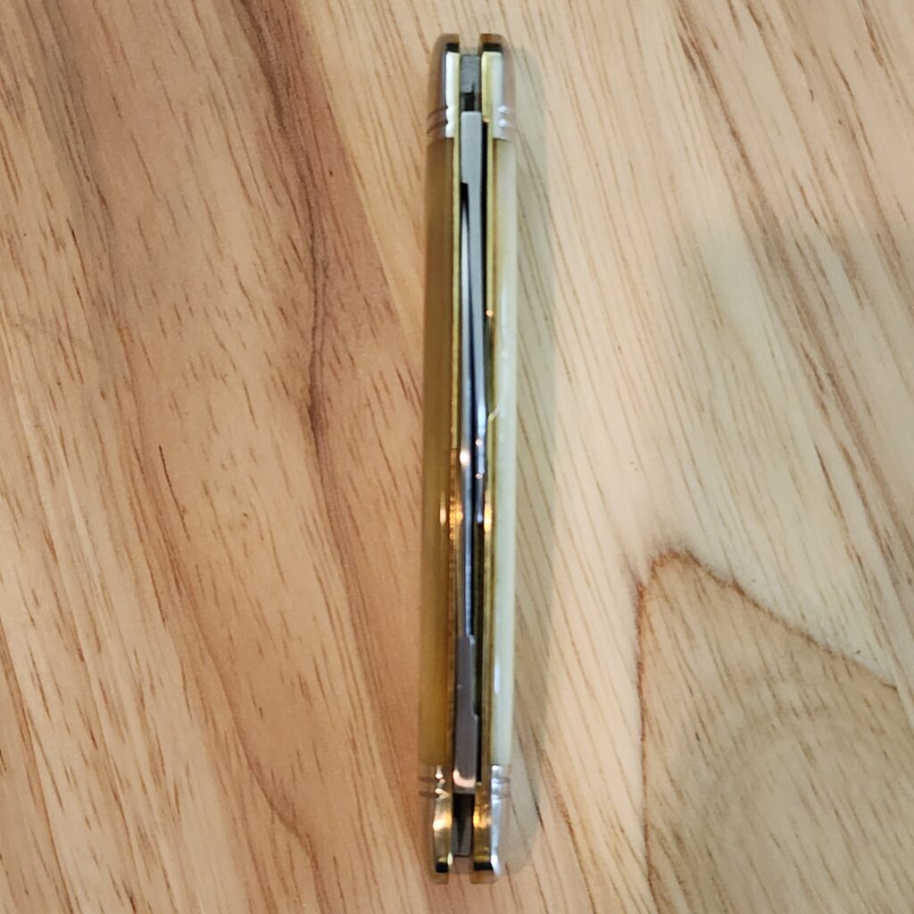 Great Eastern Cutlery Easy Pocket Congress Knife with Goldenrod Camel Bone handles # 620220 – gallery image 3