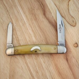 Great Eastern Cutlery Easy Pocket Congress Knife with Ripe Banana Camel Bone handles # 620220 knives for sale