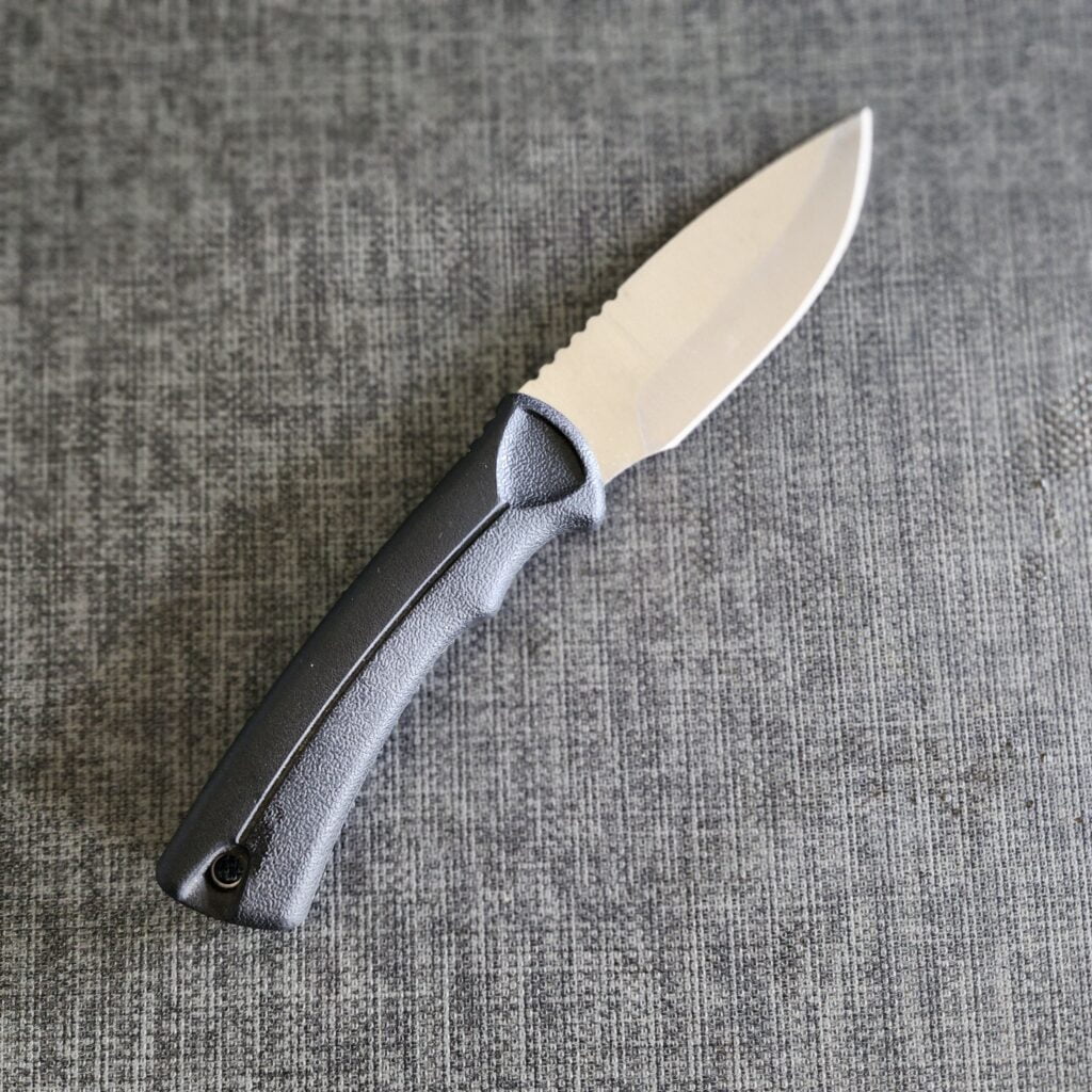 Buck USA Model 673 Fixed Blade Hunting Knife with Sheath gently used – gallery image 2