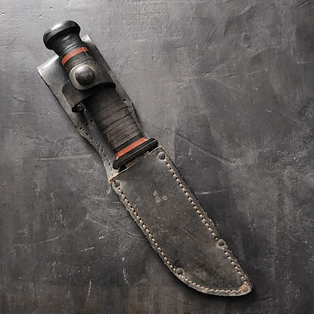 Kinfolks USA Vintage Fixed Blade in Stacked Leather – gallery image 3