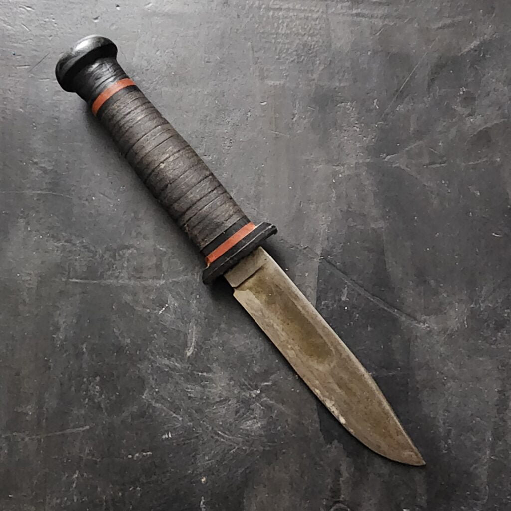 Kinfolks USA Vintage Fixed Blade in Stacked Leather – gallery image 2