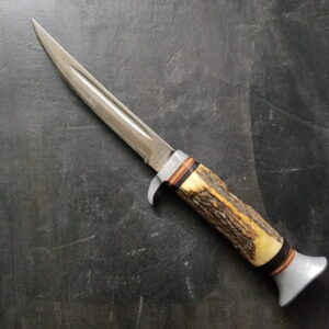Doppelreh Solingen Germany Vintage Stag Sheath Knife knives for sale