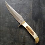 Bear Hunter 440c German Stainless Steel Vintage Fixed Blade