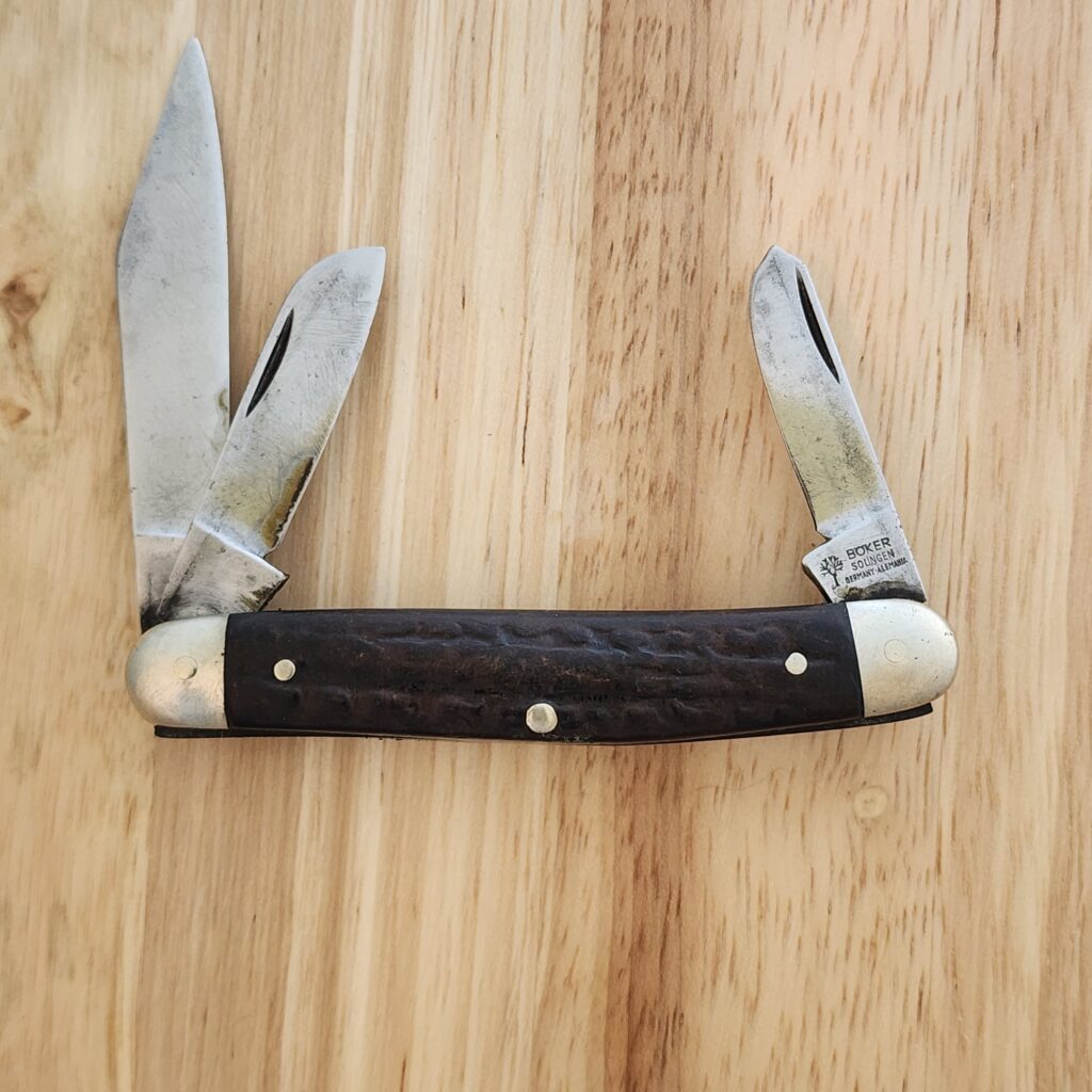 Boker Solingen Germany Vintage Stockman Folding Knife – gallery image 3