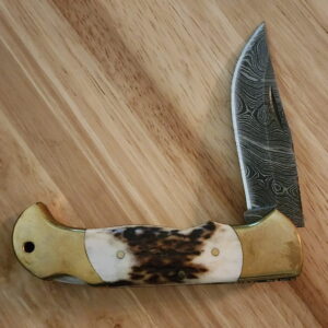 Damascus Folding Knife knives for sale