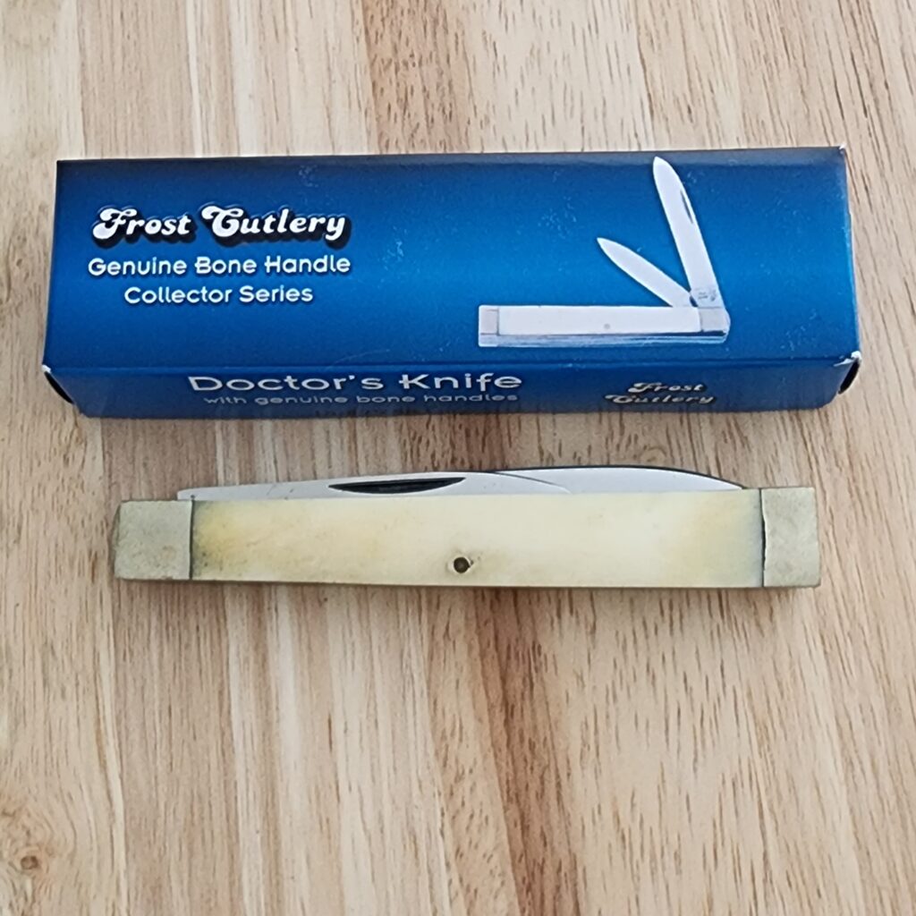 Frost Cutlery Doctors Knife in White Bone and German Stainless Steel – gallery image 4