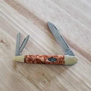 Frost Cutlery Wild Turkey Whiskey River Resin Whittler knives for sale