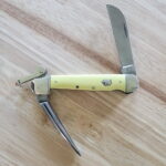 Rough Ryder White Smooth Bone Mariner Spike RR897 knives for sale