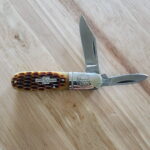 Rough Ryder Brown Jigged Bone Barlow RR201 knives for sale