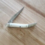 Rough Ryder RR060 Smooth White Bone Tiny Toothpick knives for sale