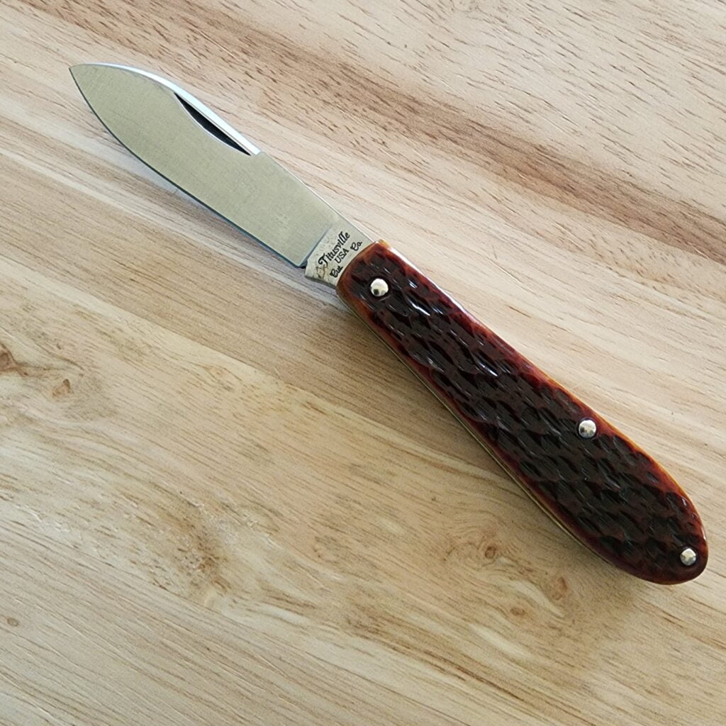 Daniels Family Knife Brands 2023 Titusville Little Man Jack Catalina Wine Mixer Bone 1 of 50 knife for sale
