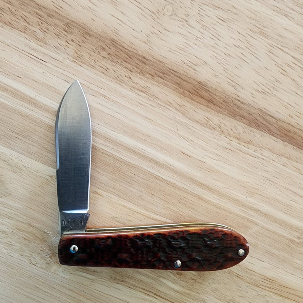Daniels Family Knife Brands 2023 Titusville Little Man Jack Catalina Wine Mixer Bone 1 of 50 knife for sale