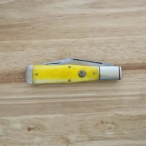 GEC 976119 Smooth Yellow Rose Bone USED knife for sale