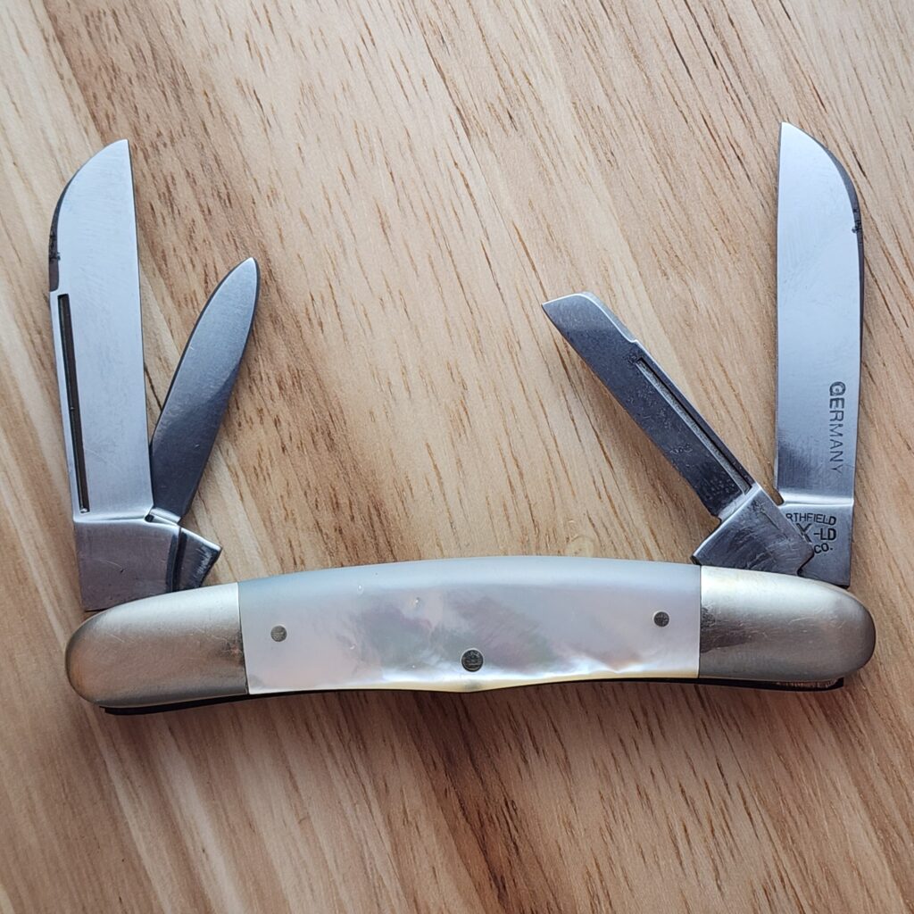 German Northfield UN-X-LD Knife Co. MOP 4 Blade Folder – gallery image 2
