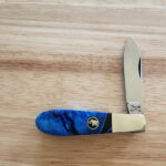 Cultured Artistry Collection Titusville Cutlery Co. Mammoth Mike Blue Crosscut Ivory Rybug 1 of 12 a production of Daniels Family Knife Brands knife for sale