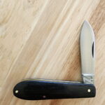 Daniels Family Knife Brands TSAK Exclusive PROTOTYPE Clear Bog Oak Little Man Jack
