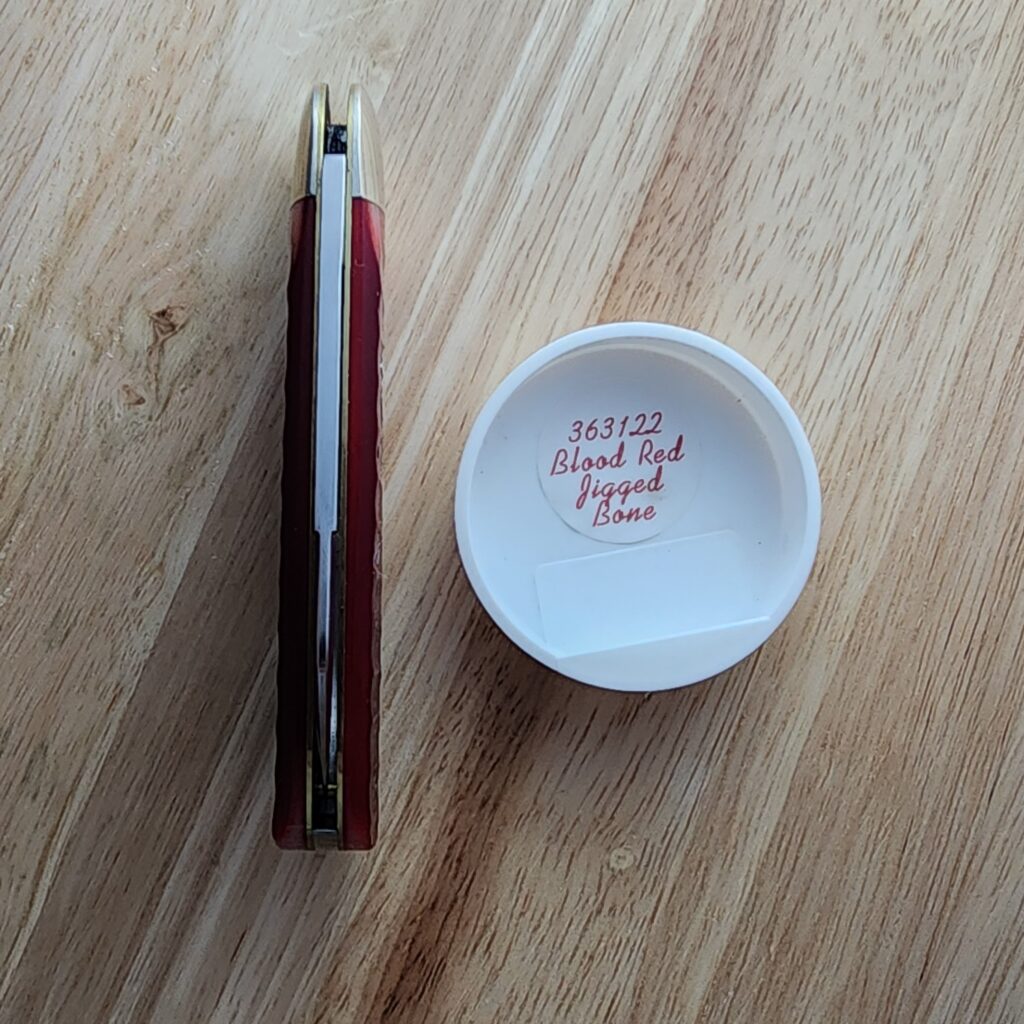 Great Eastern Cutlery #363122 Blood Red Jigged Bone – gallery image 4