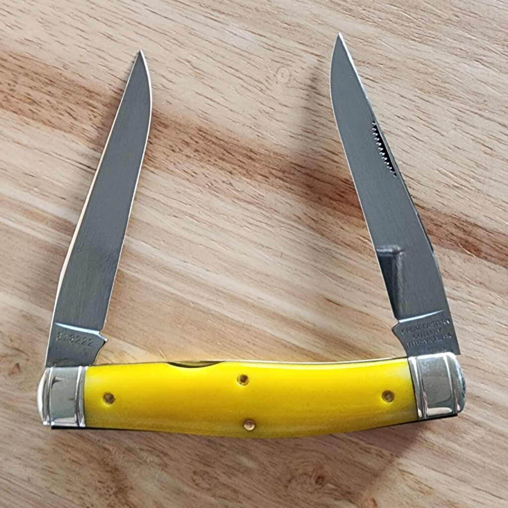 Great Eastern Cutlery #818222 Yellow Rose Bone knife for sale