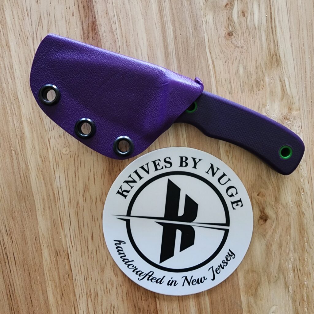 Knives by Nuge Wicket in Purple G10 – gallery image 2
